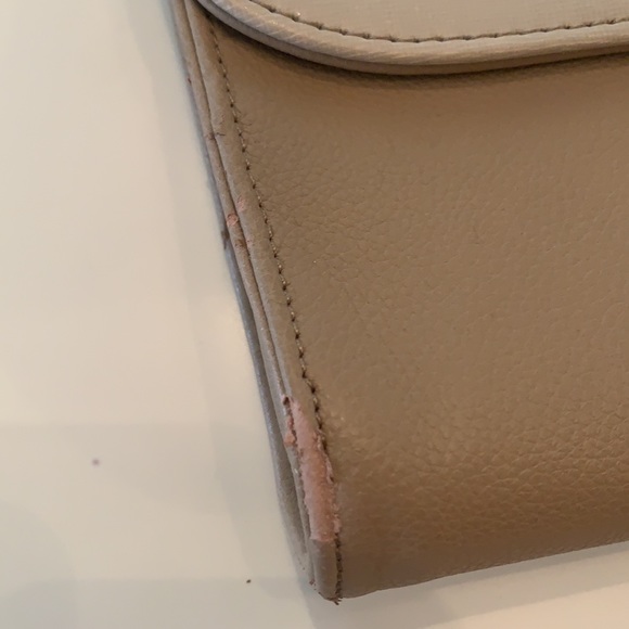 Charming Charlie 2 tone clutch . Crystals on gold metal closure . NWT - Picture 6 of 9